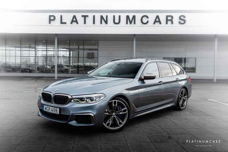 Blau Gebraucht 2019 BMW M550 M Sport Limousine | 35.204 € (Guter Preis) - Bild 1/4