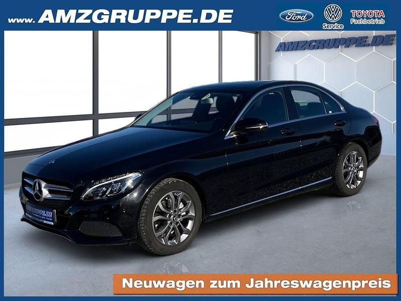 Obsidianblack Gebraucht 2017 Mercedes C180 Avantgarde Limousine | 19.890 € (Fairer Preis) - Bild 1/4
