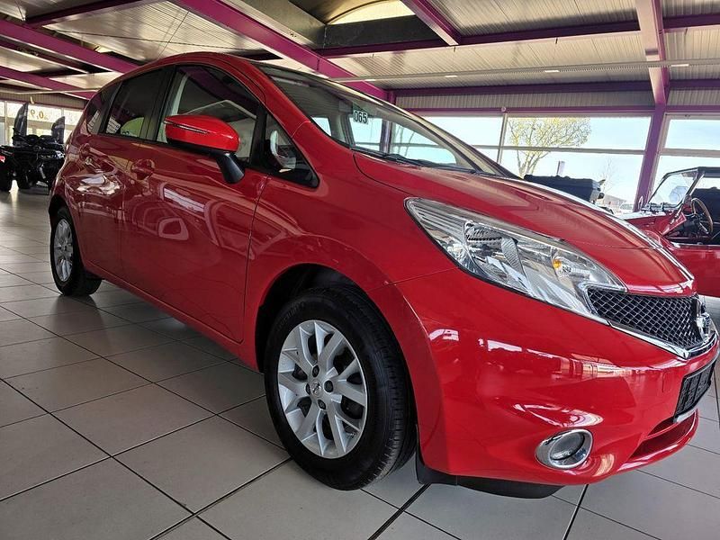 Second-hand Nissan Note Acenta 80 CP (58 kW) 2016 Roșu Hatchback