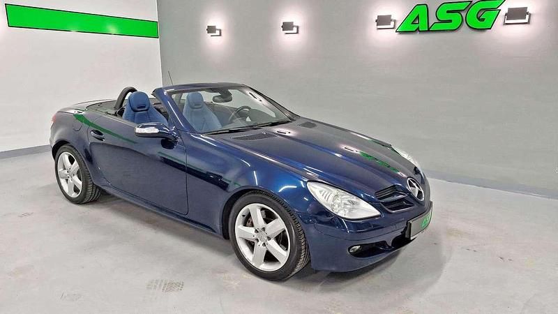 Gebraucht Mercedes SLK350 272 PS (200 kW) 2004 Amg daytona blau Cabrio
