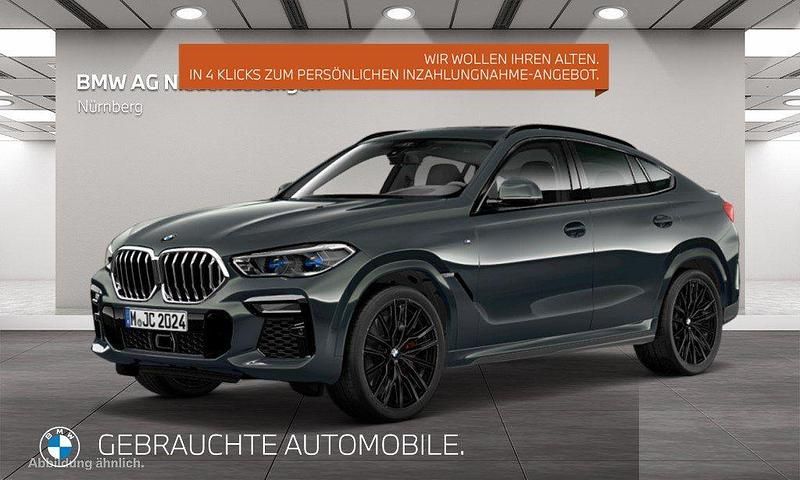 Grau Gebraucht 2021 BMW X6 Efficient Dynamics SUV | 81.490 € - Bild 1/4
