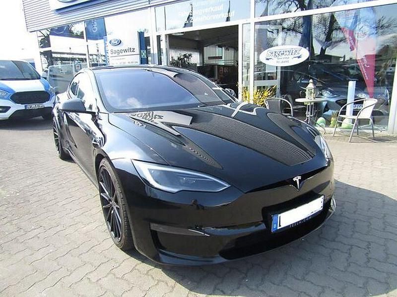 Solidblack Gebraucht 2023 Tesla Model S Plaid Limousine | 85.000 € (Teuer) - Bild 1/4
