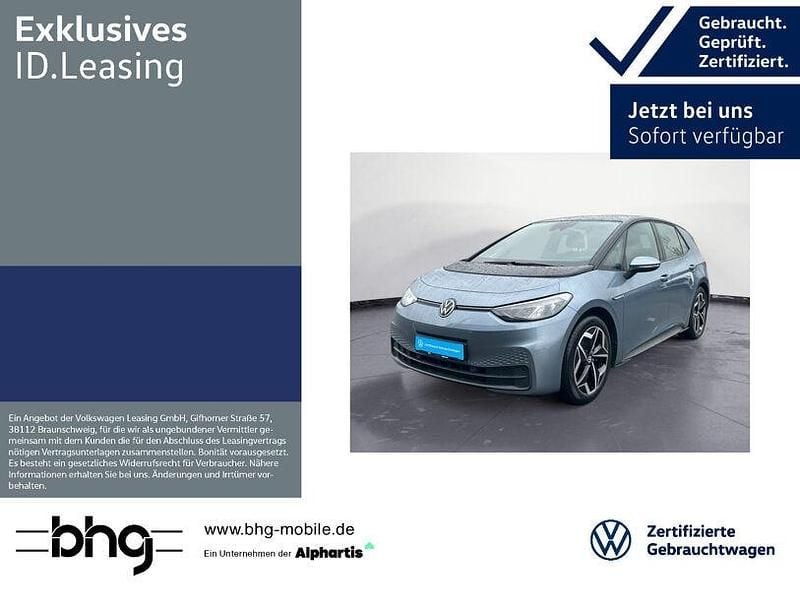 Blau Gebraucht 2022 VW ID.3 Comfortline Kleinwagen | 21.930 € (Guter Preis) - Bild 1/4