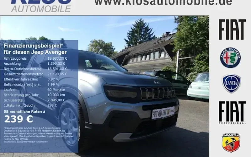 Occasion Jeep Avenger Altitude 101 ch (74 kW) 2024 SUV