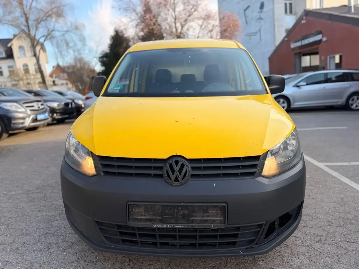 Gebraucht VW Caddy 102 PS (75 kW) 2015 Gelb Van / Kleinbus