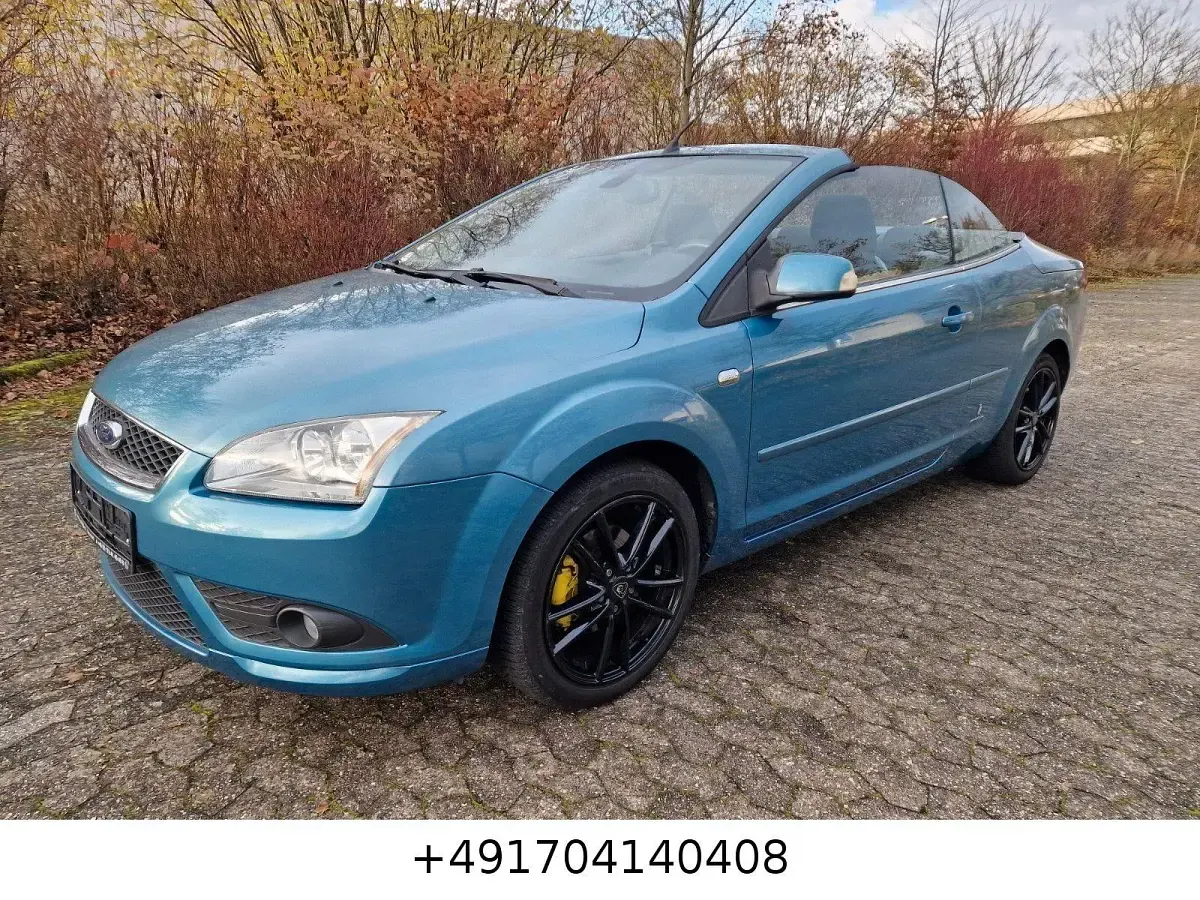 Gebraucht Ford Focus Cabriolet 101 PS (74 kW) 2007 Blau Cabrio