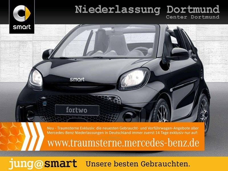 Schwarz Gebraucht 2021 Smart ForTwo Electric Drive Prime Cabrio | 15.790 € (Teuer) - Bild 1/3