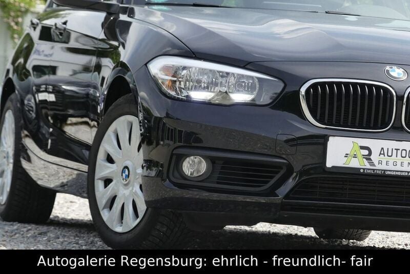 Schwarz Gebraucht 2017 BMW 118 Advantage Kleinwagen | 15.450 € (Guter Preis) - Bild 1/4