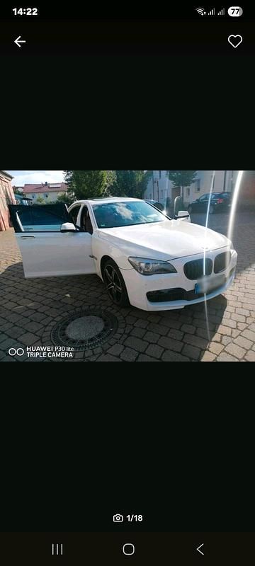 Weiß Gebraucht 2013 BMW 740 M Sport Limousine | 12.500 € (Superpreis) - Bild 1/4