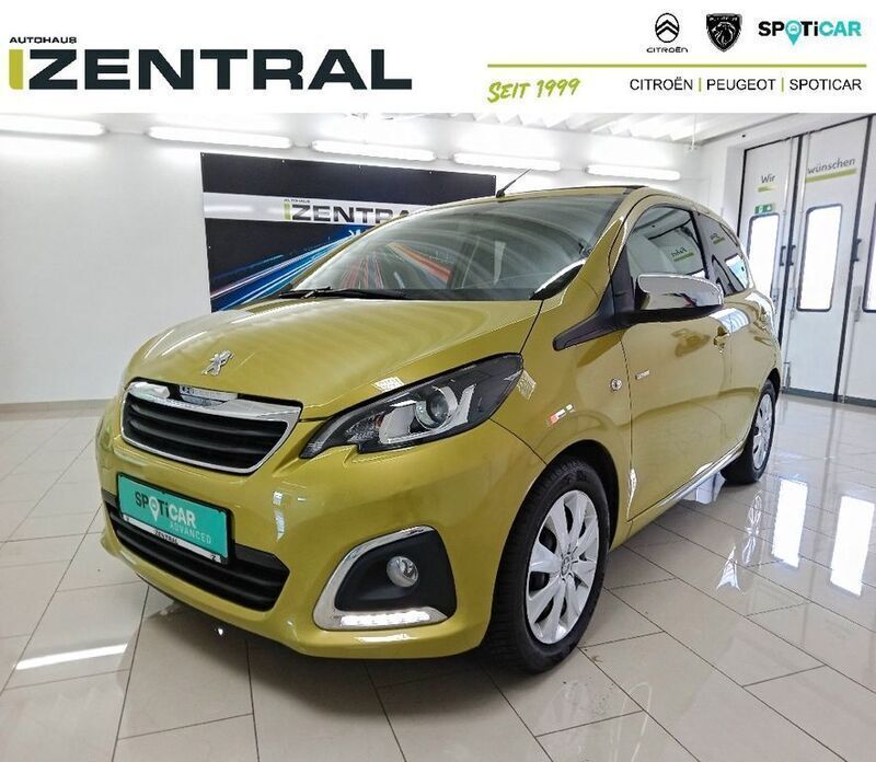 Blau Gebraucht 2019 Peugeot 108 Style Kleinwagen | 10.980 € (Etwas zu teuer) - Bild 1/4