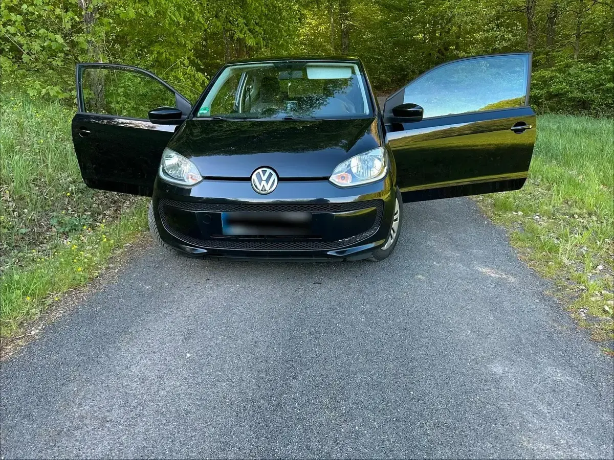 Gebraucht VW up! 60 PS (44 kW) 2011 Schwarz Kleinwagen