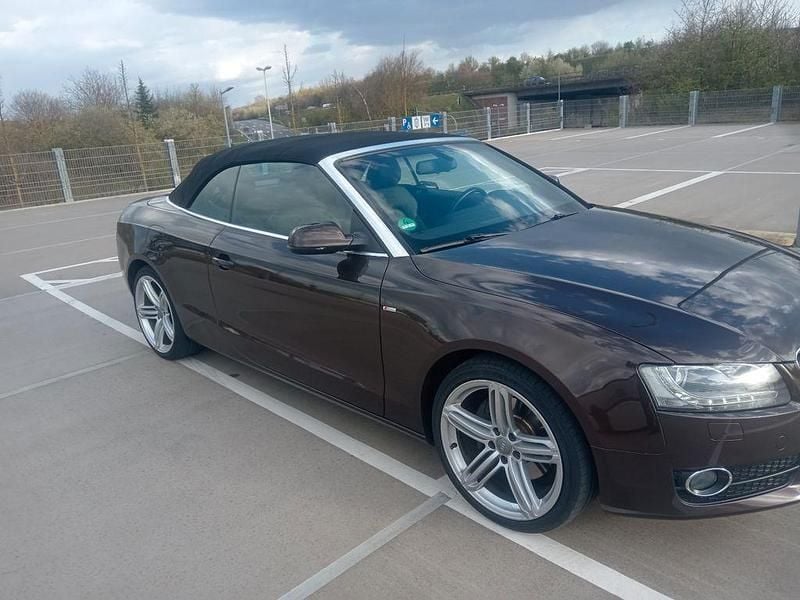 Gebraucht Audi A5 Cabriolet S-Line 211 PS (155 kW) 2009 Braun Cabrio