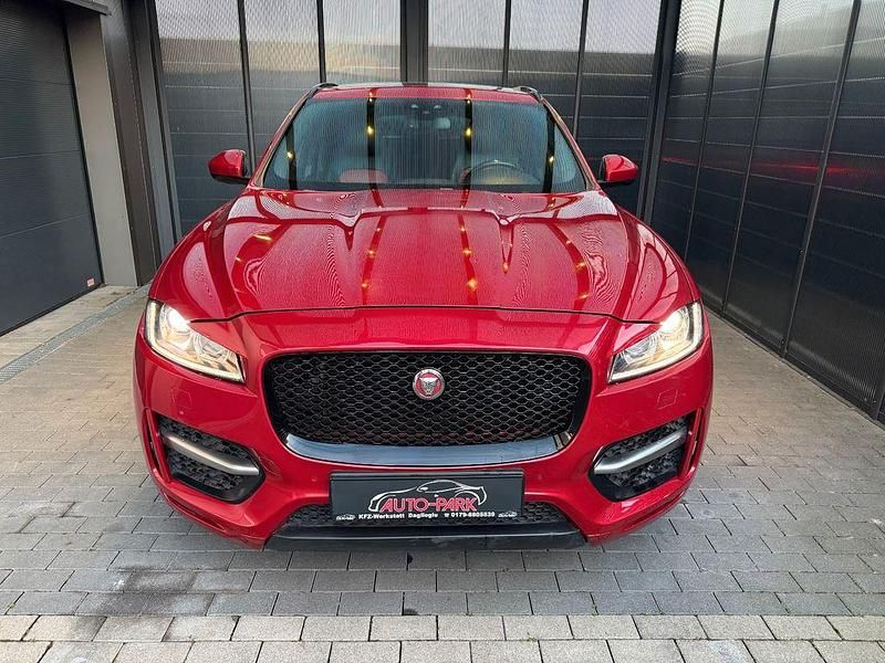 Gebraucht Jaguar F-Pace R-Sport 179 PS (131 kW) 2017 Rot SUV