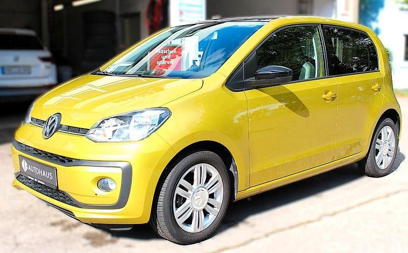 Gelb Gebraucht 2017 VW up! Highline Kleinwagen | 7.900 € (Superpreis) - Bild 1/4