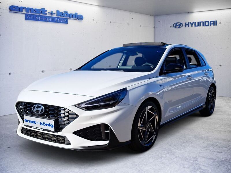 Atlas white Gebraucht 2024 Hyundai i30 N Line Limousine | 26.990 € (Fairer Preis) - Bild 1/4
