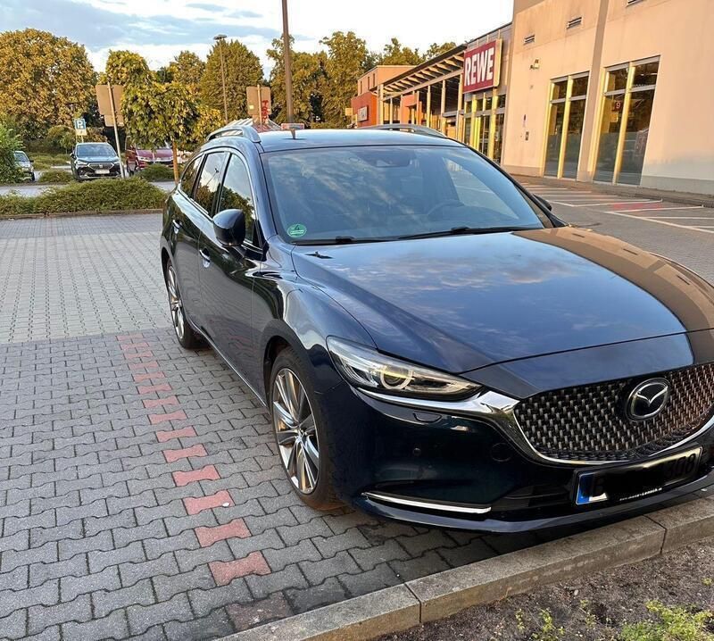 Blau Gebraucht 2018 Mazda 6 Sports-Line Kombi | 17.900 € (Guter Preis) - Bild 1/4