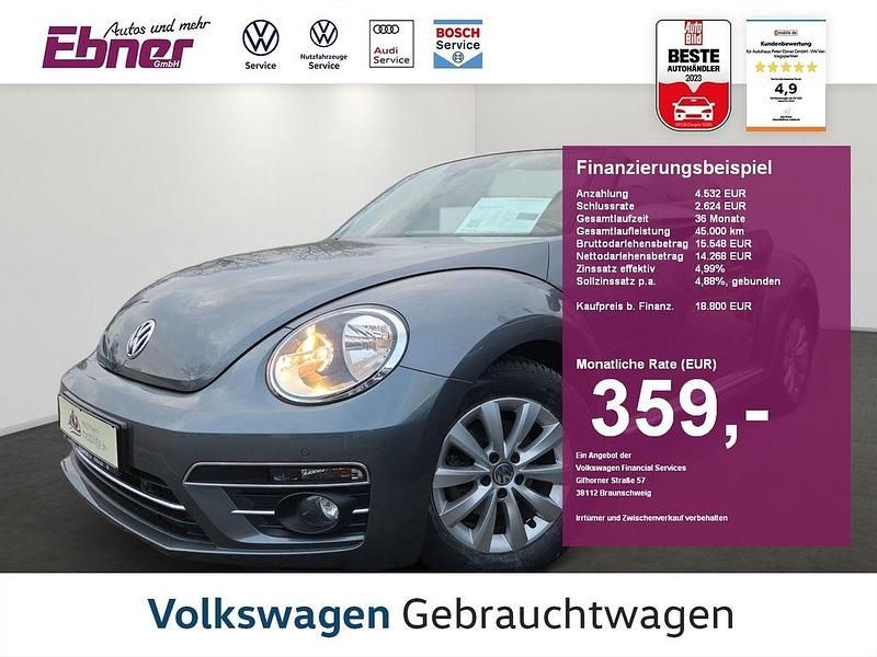 Gebraucht VW Beetle Cabriolet Design 105 PS (77 kW) 2018 Platinum grey metallic Cabrio