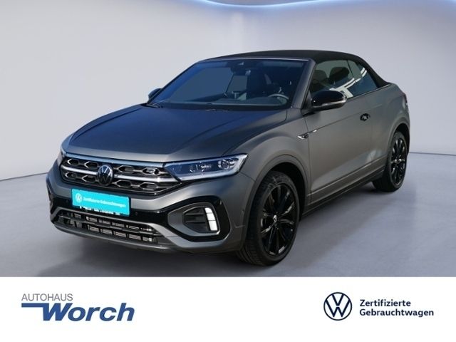 Grau Gebraucht 2023 VW T-Roc Cabriolet R-line Cabrio | 35.687 € (Etwas zu teuer) - Bild 1/3