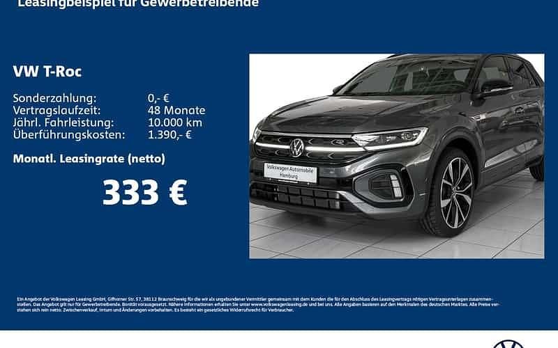 Grau Neu 2025 VW T-Roc R-line SUV | 50.025 € (Teuer) - Bild 1/4