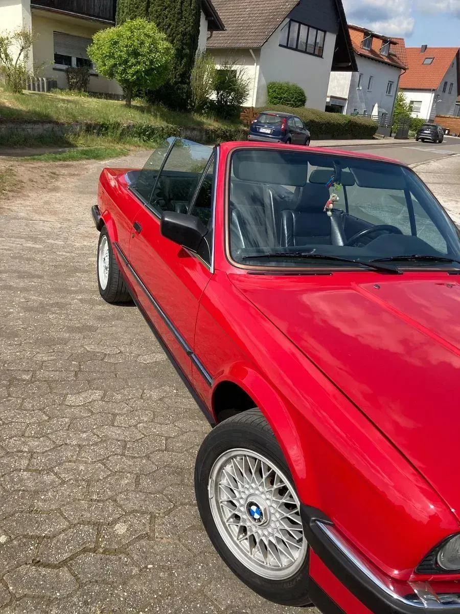 Gebraucht BMW 320 Cabriolet Performance 129 PS (94 kW) 1989 Rot Cabrio