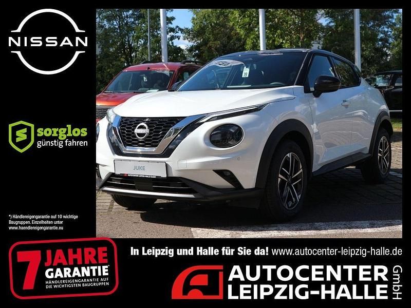 Pearl white Neu 2025 Nissan Juke N-Connecta SUV | 25.390 € (Superpreis) - Bild 1/4