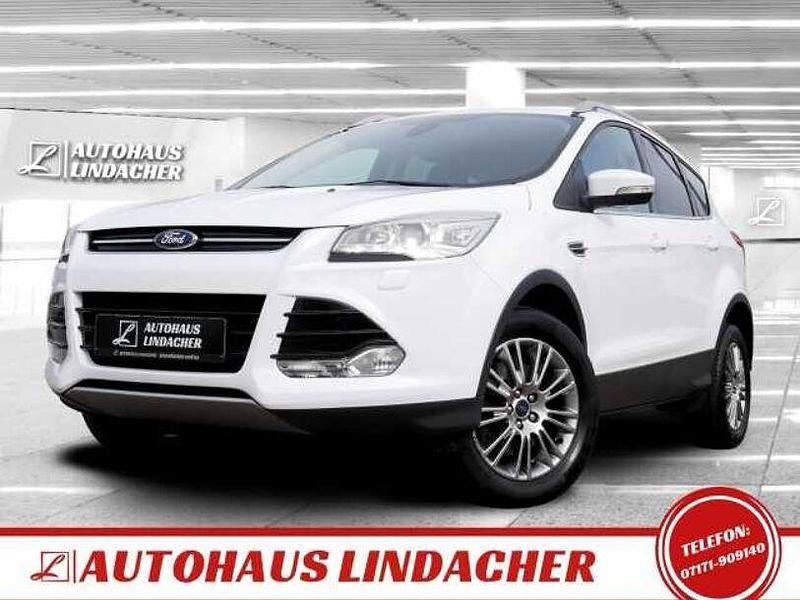 Frozen white Gebraucht 2014 Ford Kuga Titanium SUV | 13.250 € (Fairer Preis) - Bild 1/4