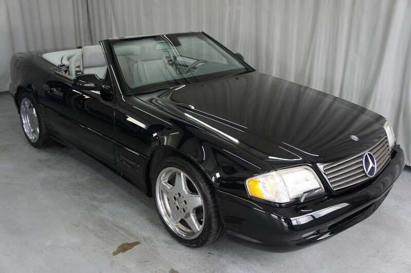 Schwarz Gebraucht 2001 Mercedes SL500 AMG Cabrio | 19.990 € - Bild 1/3