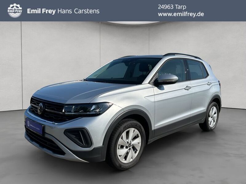 Silber Gebraucht 2024 VW T-Cross Life SUV | 24.480 € (Teuer) - Bild 1/4