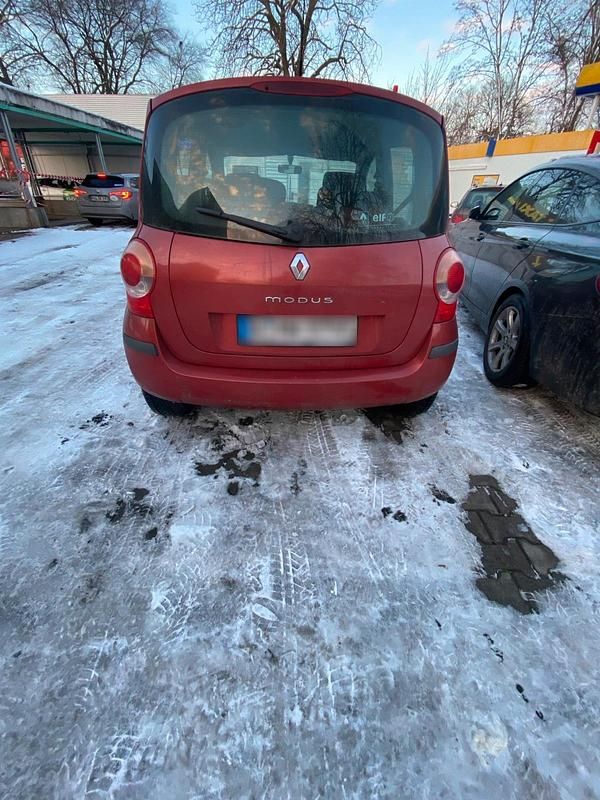 Brugt Renault Modus 88 HK (64 kW) 2005 Rød MPV