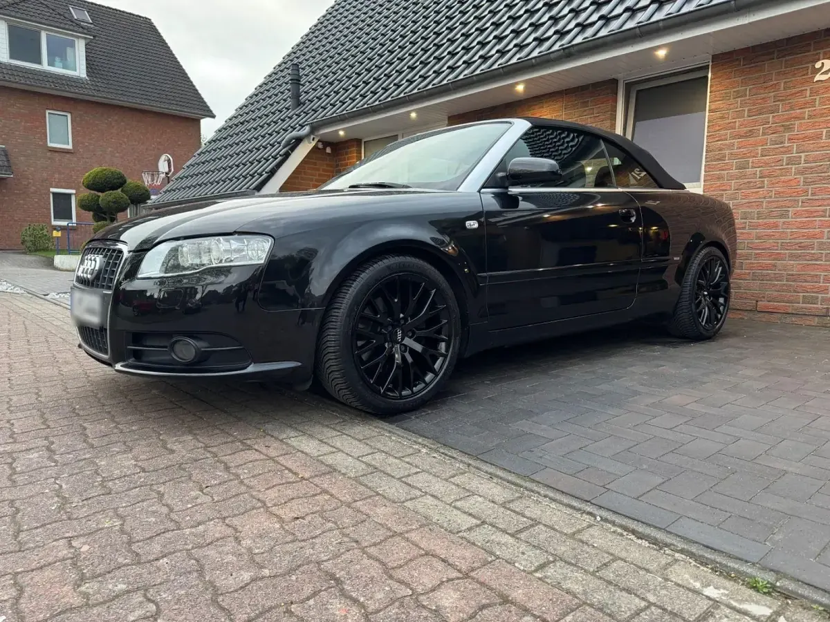 Gebraucht Audi A4 Cabriolet S-Line 200 PS (147 kW) 2009 Schwarz Cabrio