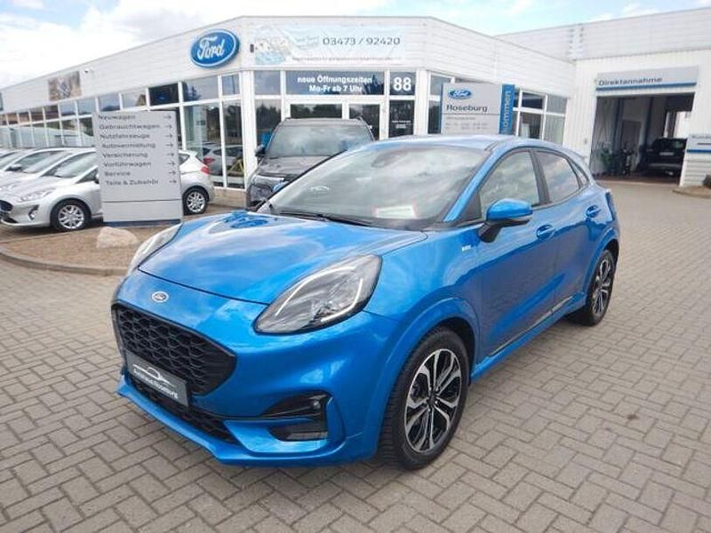 Blau Gebraucht 2020 Ford Puma Gen-E Limousine | 21.990 € (Teuer) - Bild 1/4