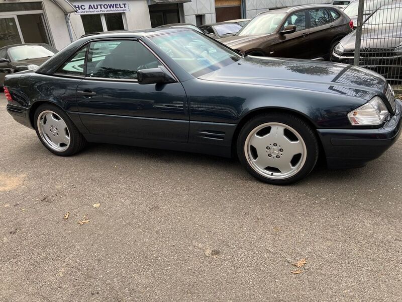 Schwarz Gebraucht 1996 Mercedes SL320 Cabrio | 21.890 € (Teuer) - Bild 1/4