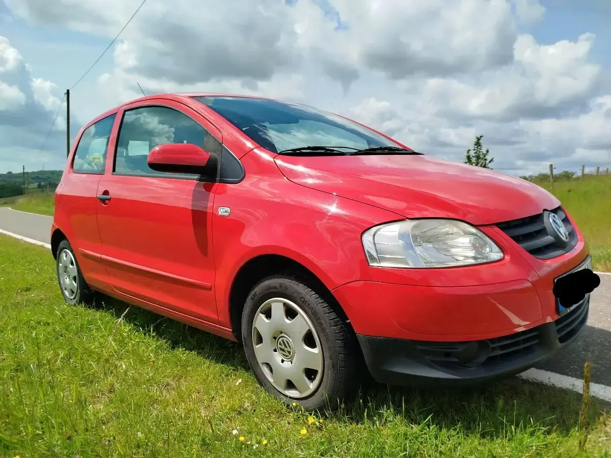 Gebraucht VW Fox 2009 Rot Kleinwagen