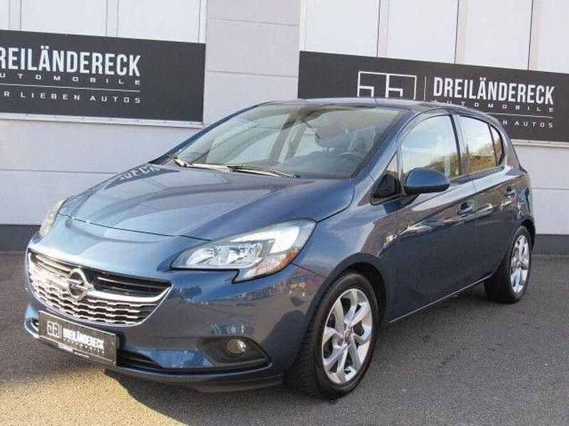 Blau Gebraucht 2017 Opel Corsa Active Kleinwagen | 7.980 € (Fairer Preis) - Bild 1/4