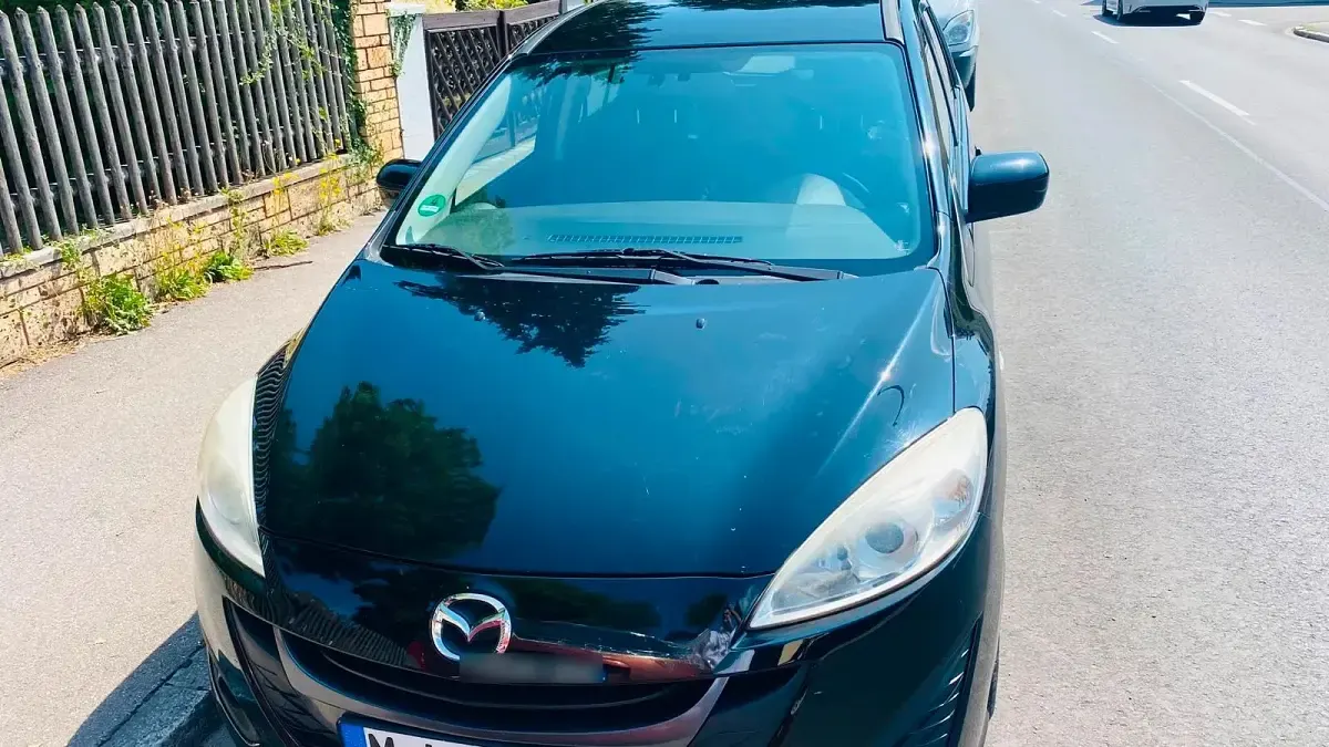Gebraucht Mazda 5 Edition 116 PS (85 kW) 2012 Schwarz Van / Kleinbus