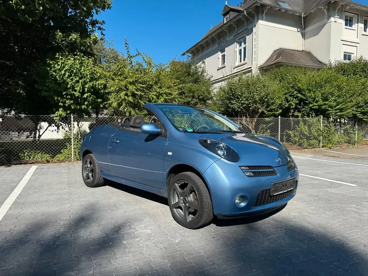 Gebraucht Nissan Micra 88 PS (64 kW) 2005 Blau Cabrio