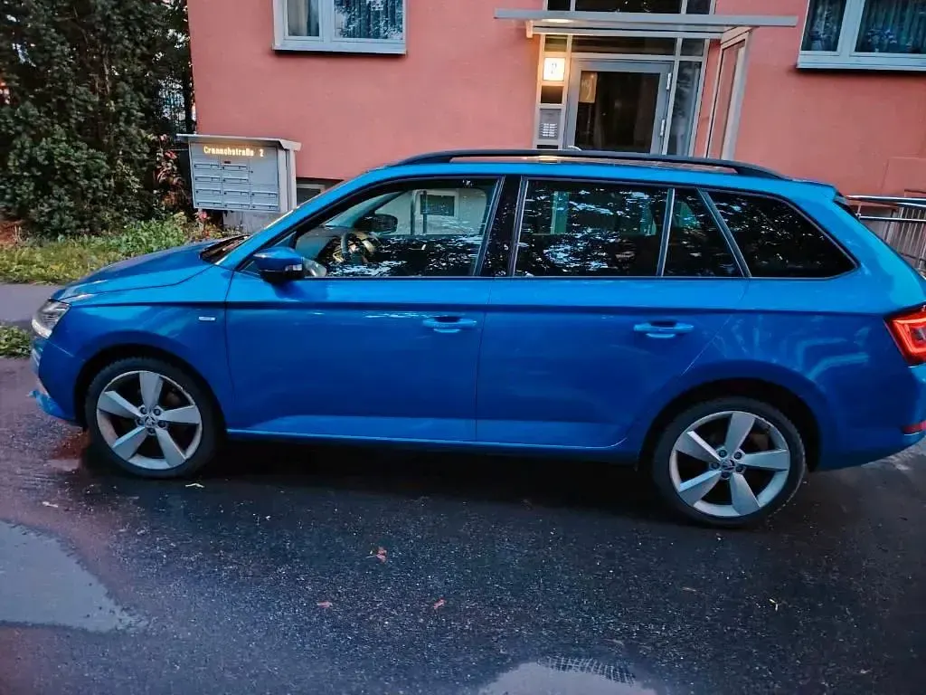 Gebraucht Skoda Fabia Style 110 PS (80 kW) 2020 Blau Kleinwagen