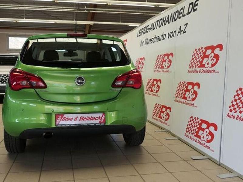 Gebraucht Opel Corsa Innovation 101 PS (74 kW) 2017 Grün Kleinwagen