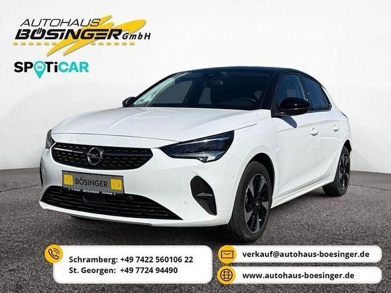 Jade weiss/arktis weiss Gebraucht 2022 Opel Corsa-e Elegance Kleinwagen | 16.490 € (Fairer Preis) - Bild 1/4