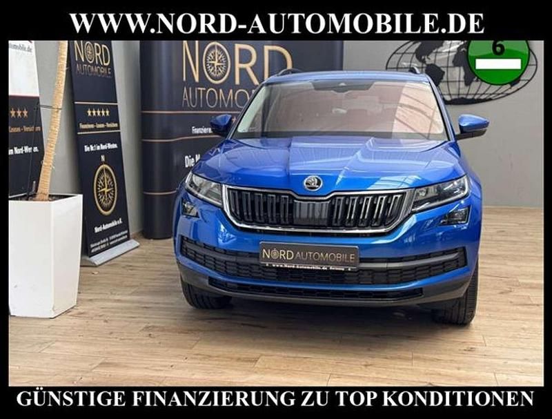Blau Gebraucht 2021 Skoda Kodiaq Ambition SUV | 25.700 € (Fairer Preis) - Bild 1/3
