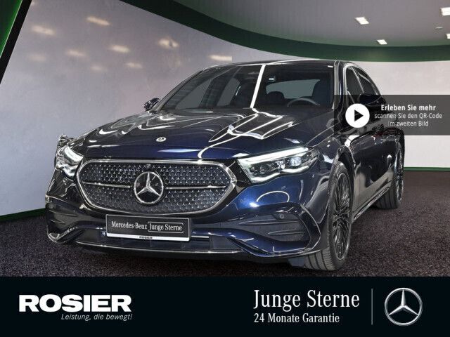 Blau / nautikblau (metallic) Gebraucht 2023 Mercedes E300 AMG Limousine | 56.318 € (Superpreis) - Bild 1/4