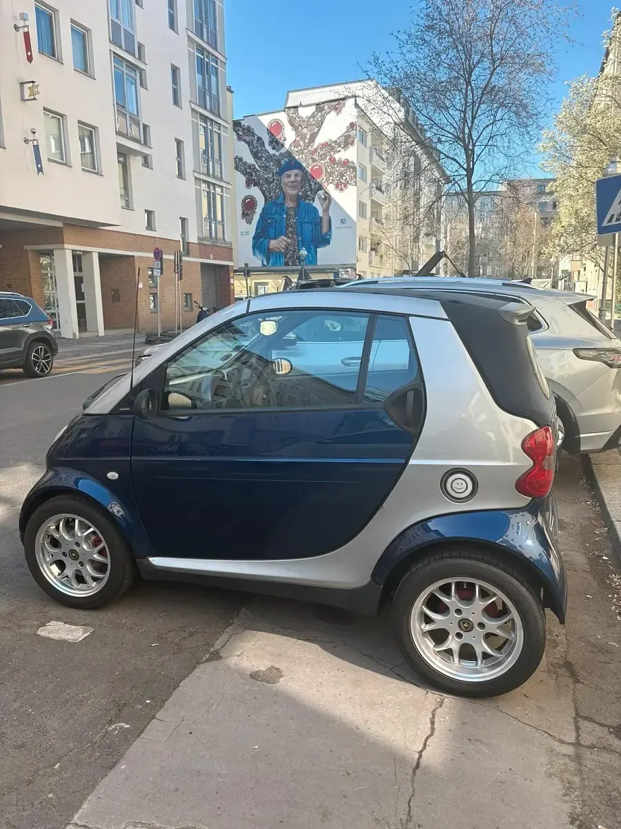Occasion Smart ForTwo Cabrio 61 ch (44 kW) 2003 Bleue Cabriolet