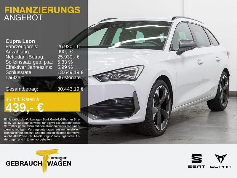 Weiß Gebraucht 2024 Cupra Leon Kombi | 26.920 € (Fairer Preis) - Bild 1/4