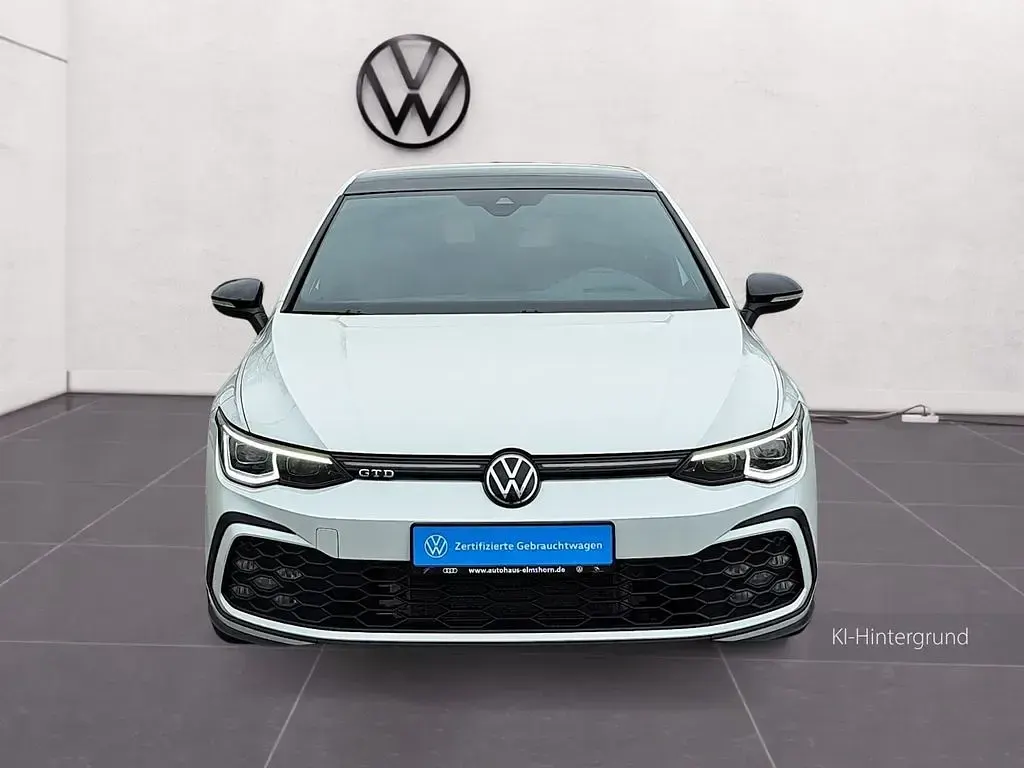 Gebraucht VW Golf VIII GTD 200 PS (147 kW) 2023 Weiß Limousine
