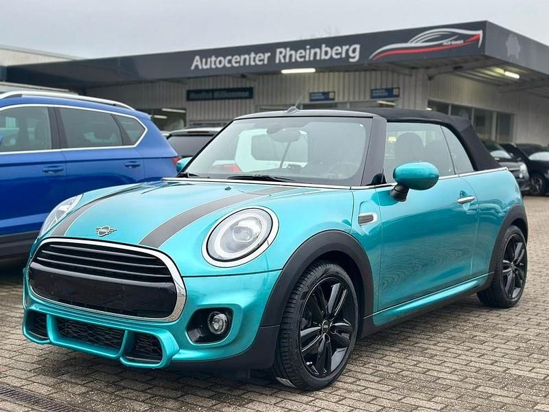 Caribbean aqua metallic Gebraucht 2020 Mini John Cooper Works Cabriolet Cabrio | 25.400 € (Teuer) - Bild 1/4
