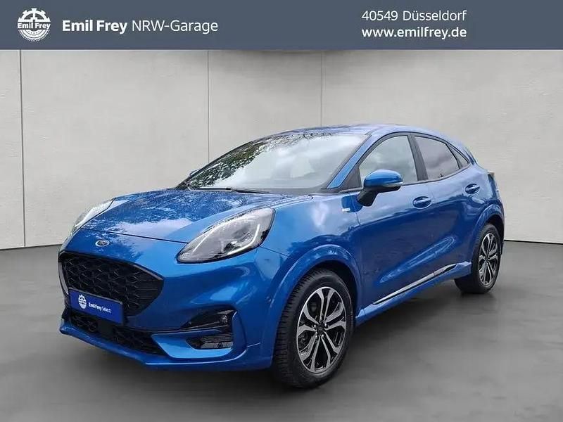 Blau Gebraucht 2023 Ford Puma Gen-E ST-Line SUV | 19.490 € (Superpreis) - Bild 1/3