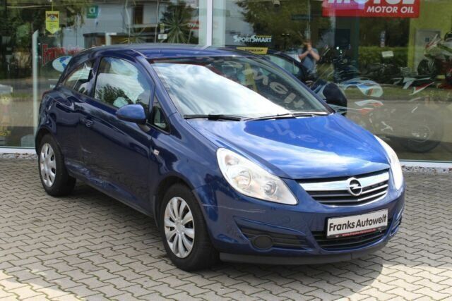 Gebraucht Opel Corsa Edition 80 PS (58 kW) 2008 Blau metallic Kleinwagen