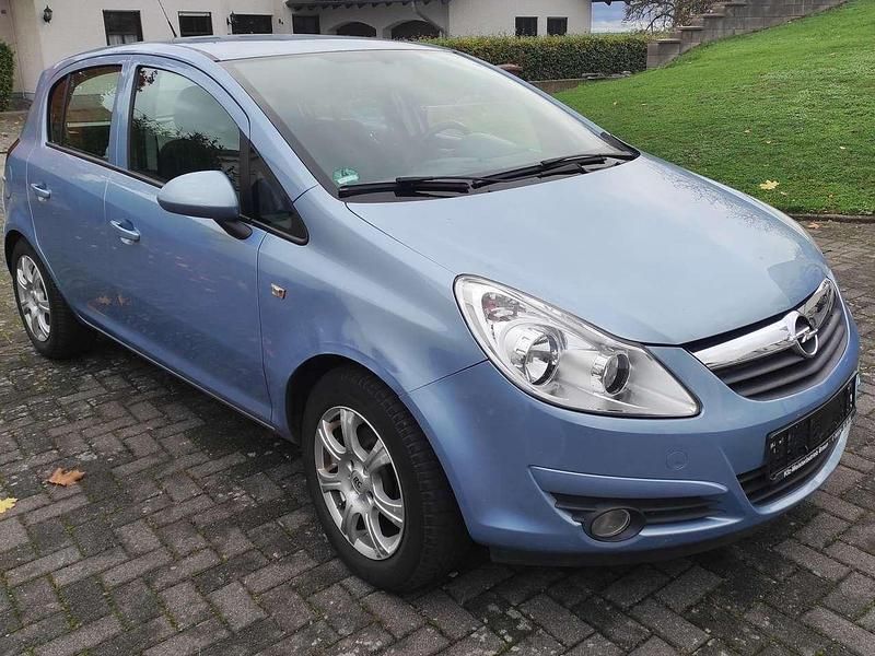 Blau Gebraucht 2009 Opel Corsa Limousine | 2.599 € (Fairer Preis) - Bild 1/4