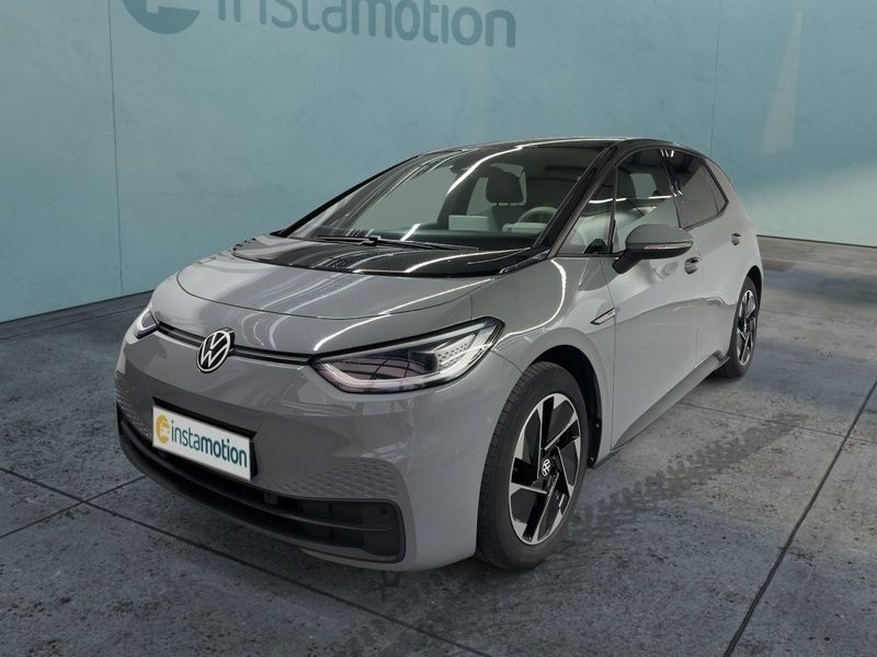 Grau Gebraucht 2021 VW ID.3 Pro Kleinwagen | 20.606 € (Etwas zu teuer) - Bild 1/4