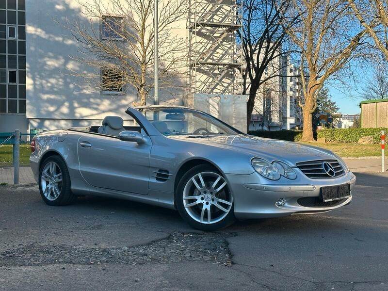 Silber Gebraucht 2004 Mercedes SL350 Cabrio | 11.899 € - Bild 1/4